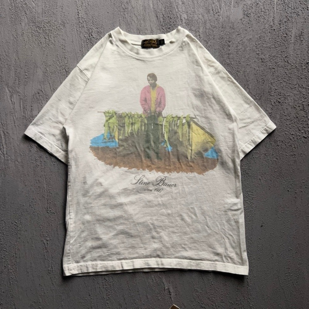 Vintage Eddie Bauer Shirt Womens Small White 1990s Stine Bauer Fishing